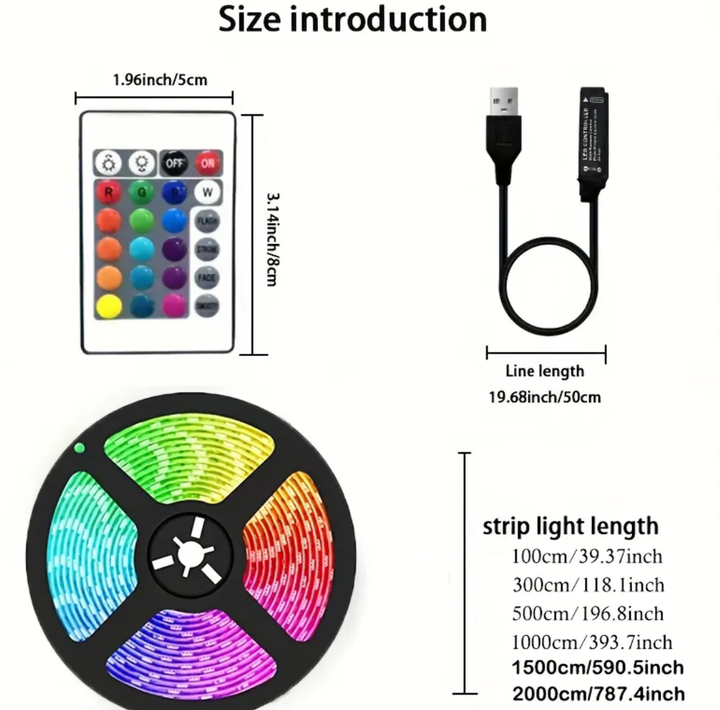 Lumière led - RGB (5m)